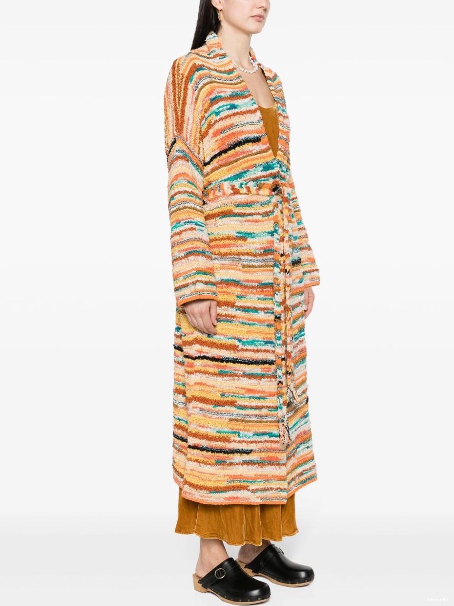 Affordable Alanui Women Maduray coat patterned-intarsia 0707